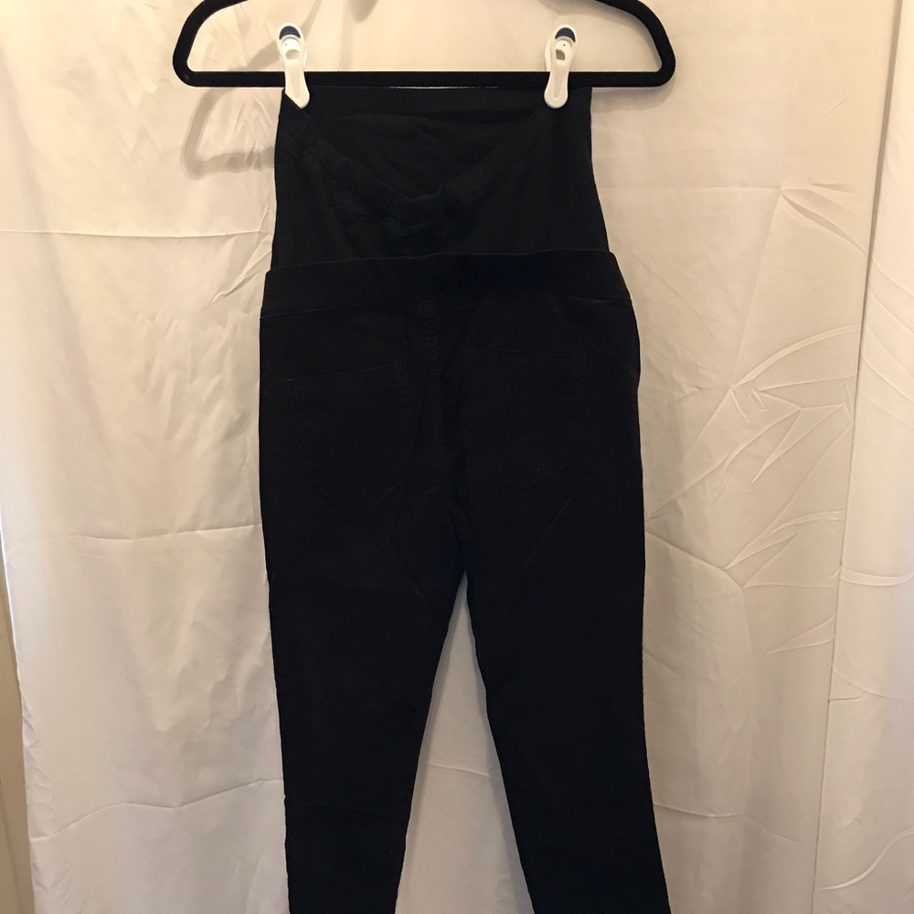 Corduroy maternity stretchy skinny pants.